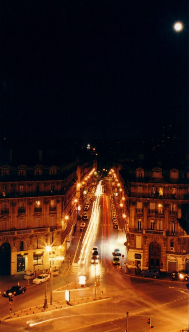 Vue de ma fenetre la nuit