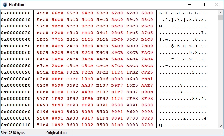 binary editor hex translator